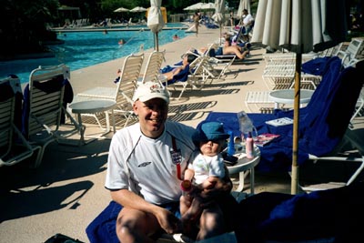 Stewart & Emma at the Pool