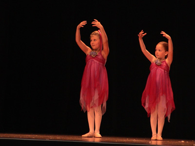 Emma dancing ballet at the Theatre - June