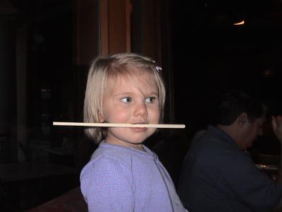 Emma loves the chopsticks