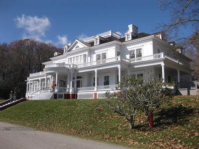 Some old historical homes along some trails