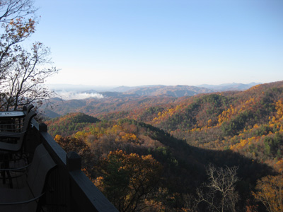 Great views across the North Carolina Mountains