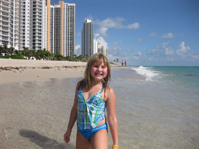 Emma on Miami Beach on September 25th 2009