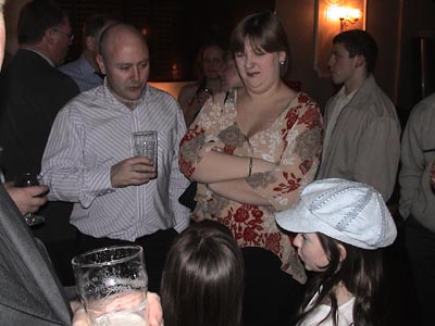 Ashley chatting-up the girls - with Governess Natalie Looking on !!!!