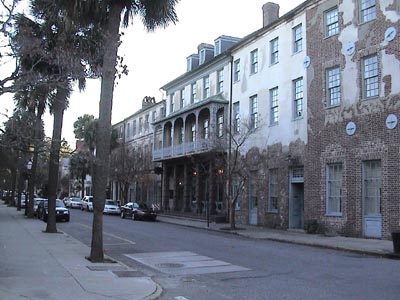 Typical street scenes in Charleston South Carolina