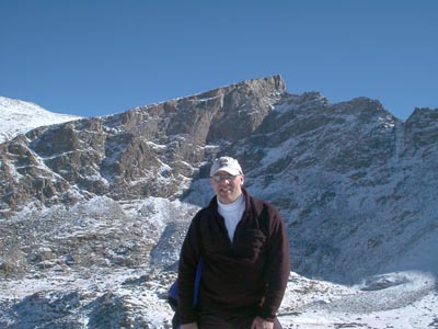 Stewart Climbs Bierstadt, Colorado in Nov 01