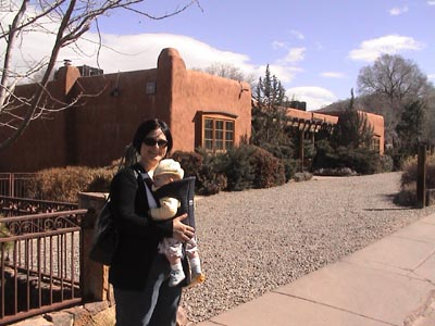 Nicole & Emma at Gallery in Santa Fe, NM