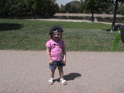 Emma loves her hats !