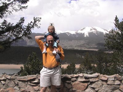 Stewart and Emma near Breckenridge, Colorado