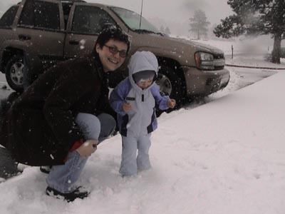 Estes Park in Colorado in February 03