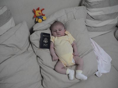 Emma's first US Passport